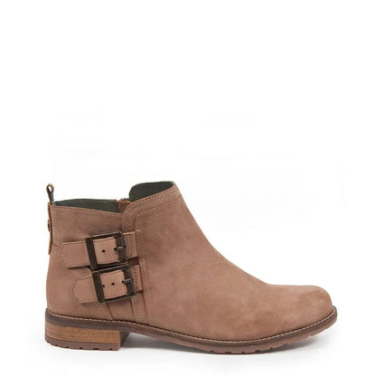 Barbour Womens Sarah Low Buckle Boot Taupe - The Sporting Lodge