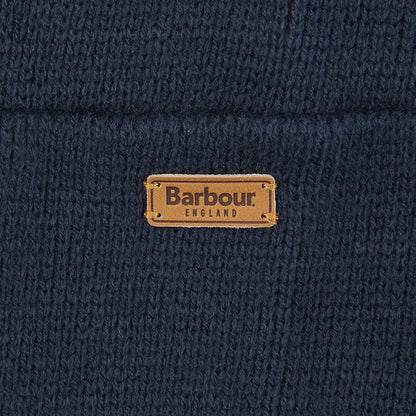 Barbour Hooded Pom Dog Jumper Navy - The Sporting Lodge