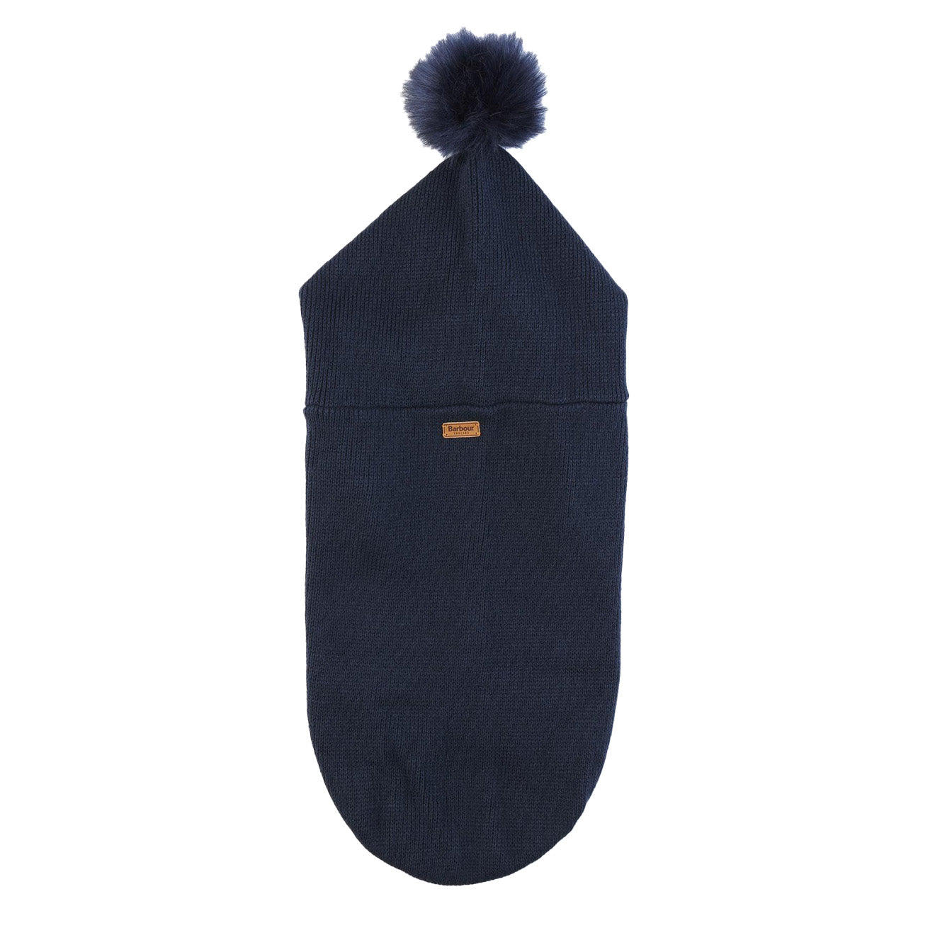 Barbour Hooded Pom Dog Jumper Navy - The Sporting Lodge