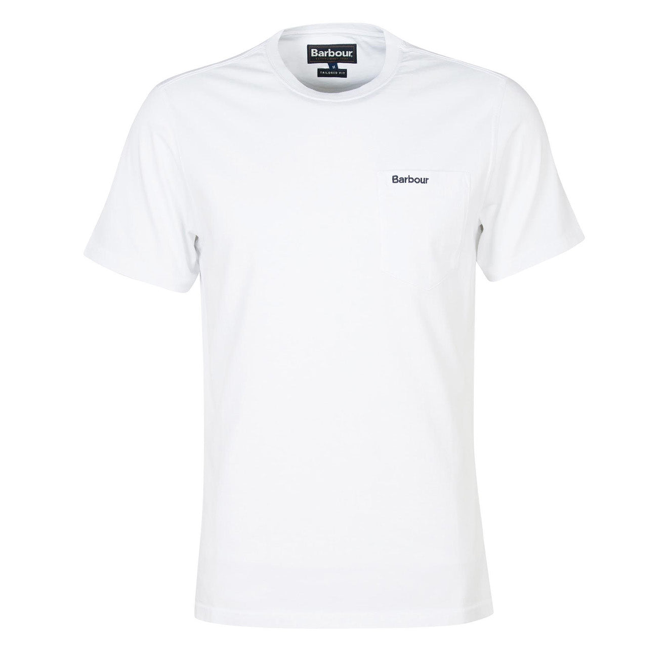 Barbour Langdon Pocket T-Shirt Classic White - The Sporting Lodge