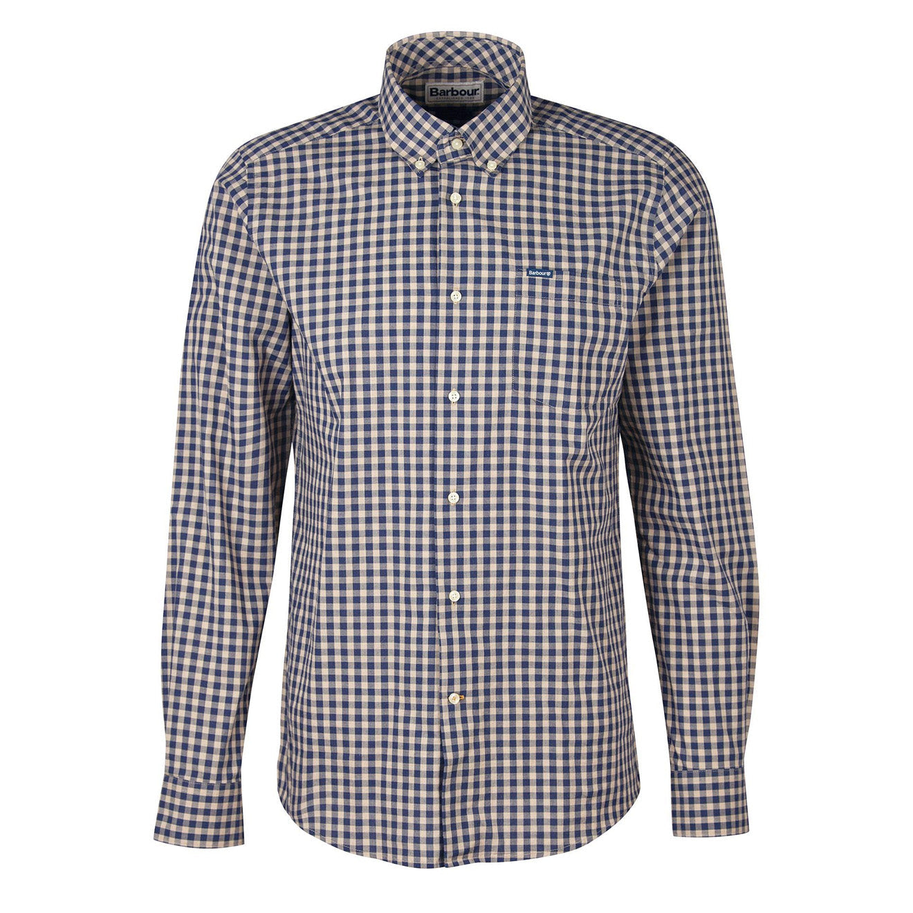 Barbour Merryton Tailored Shirt Stone - The Sporting Lodge