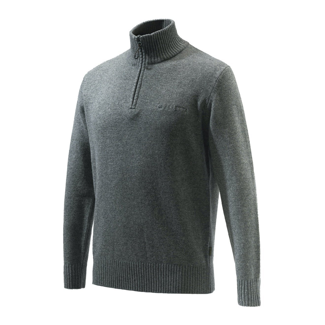 Beretta Dorset Half Zip Sweater Grey Melange - The Sporting Lodge