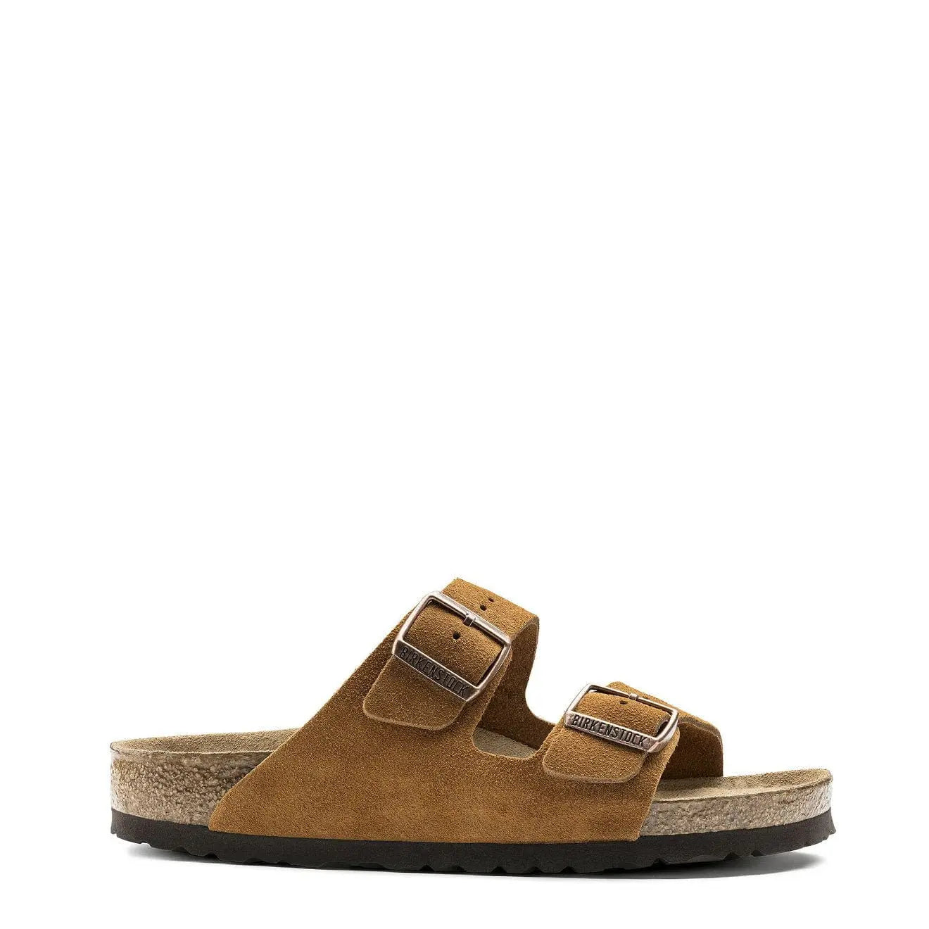 Birkenstock Womens Arizona SFB Narrow Sandal Mink | The Sporting Lodge