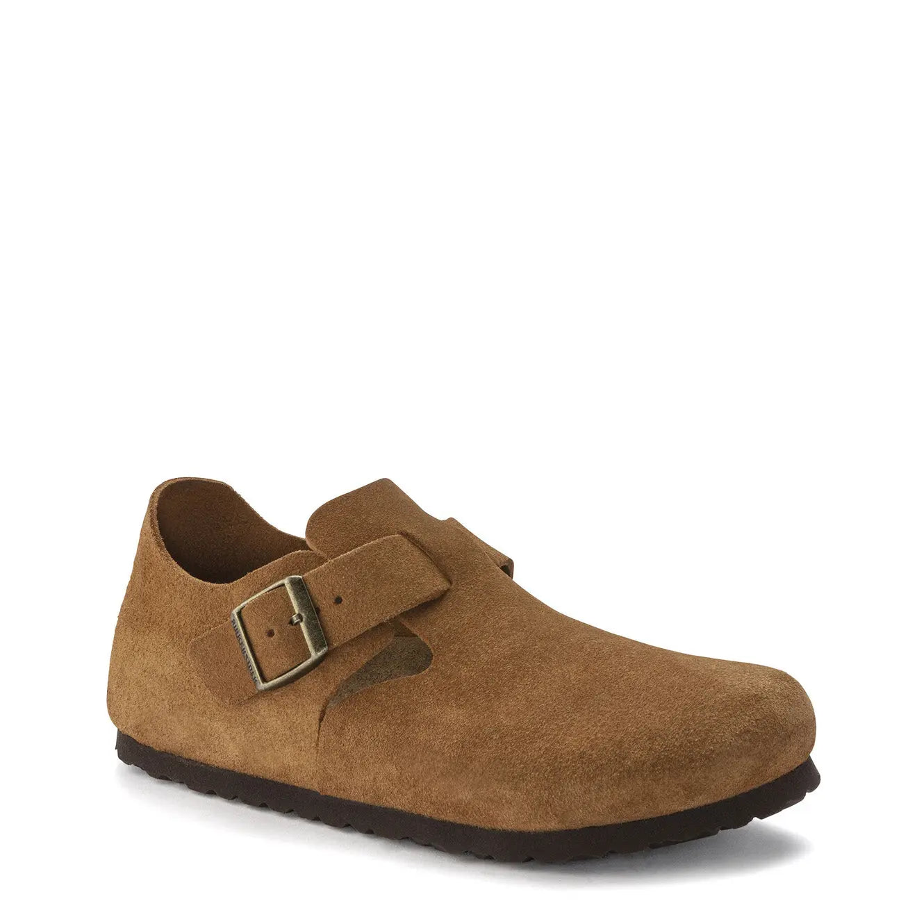 Birkenstock Womens London Suede Narrow Mink