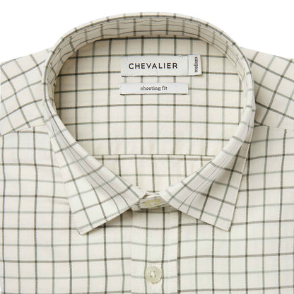 Chevalier Luton Shirt Hunter Green Checked - The Sporting Lodge