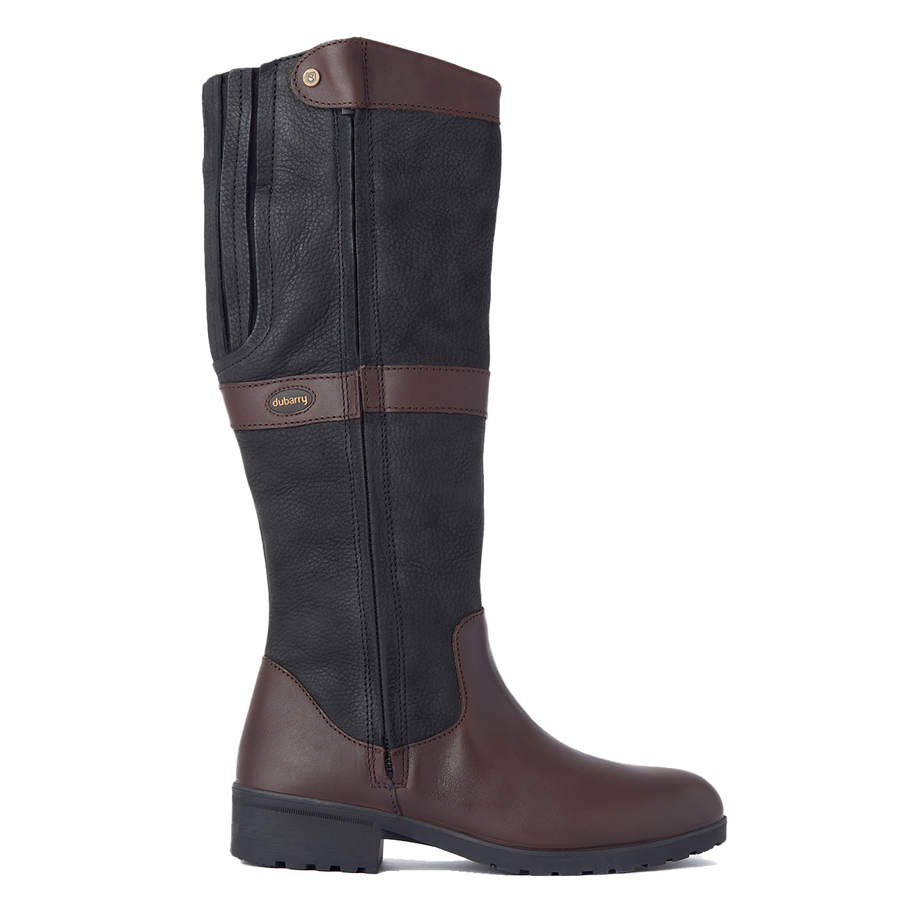 Dubarry Womens Sligo Boot Black / Brown - The Sporting Lodge