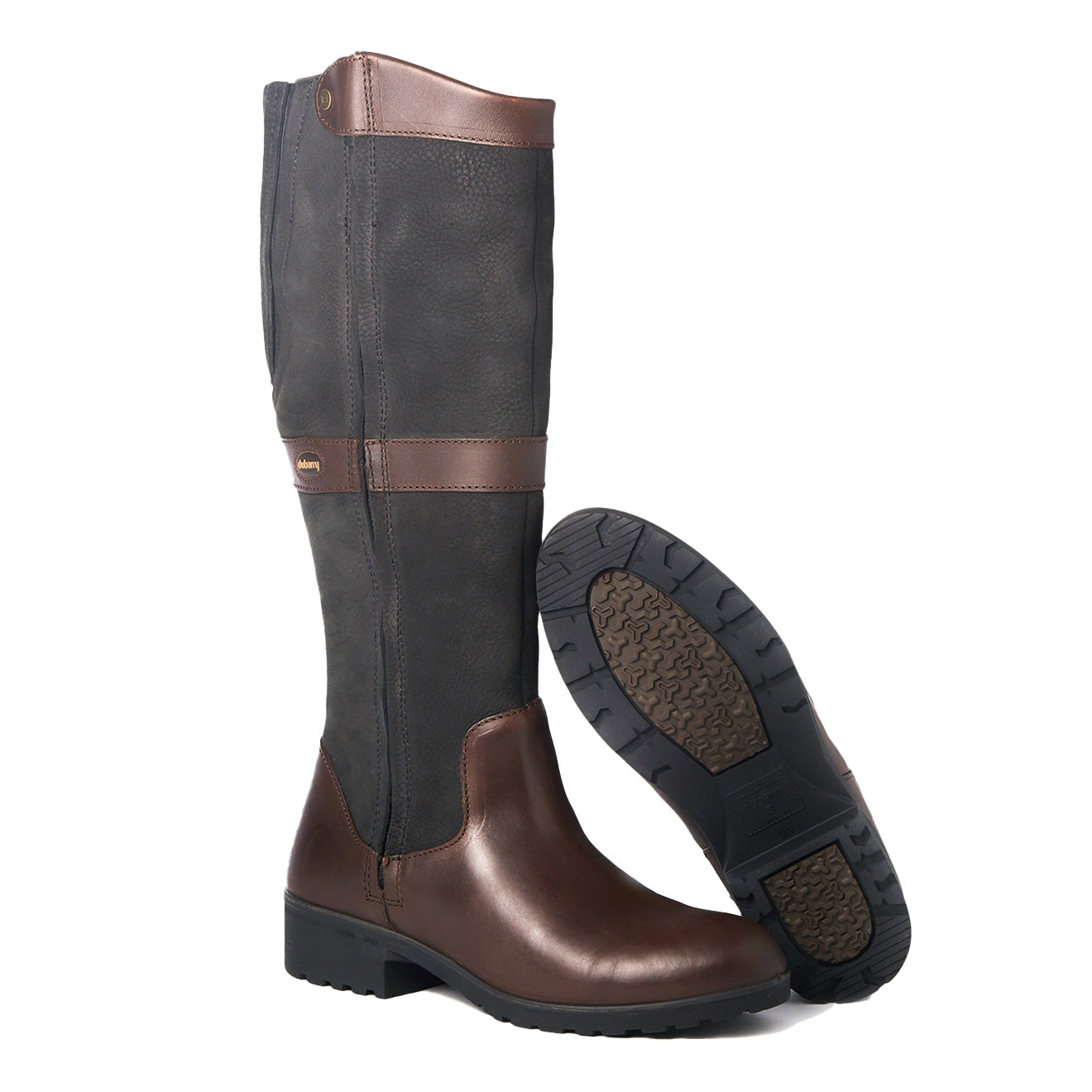 Dubarry Womens Sligo Boot Black / Brown - The Sporting Lodge