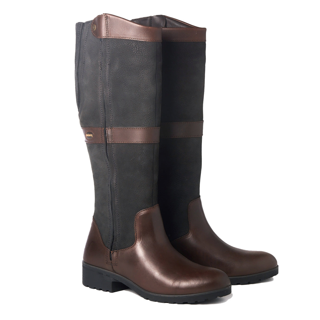 Dubarry Womens Sligo Boot Black / Brown - The Sporting Lodge