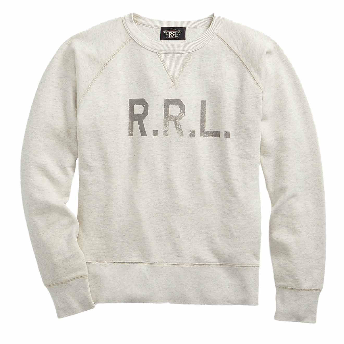 Vintage Ralph Lauren RRL Sweatshirt Half store Zip Jumper Big Logo RRL Sweatshirt X-Large