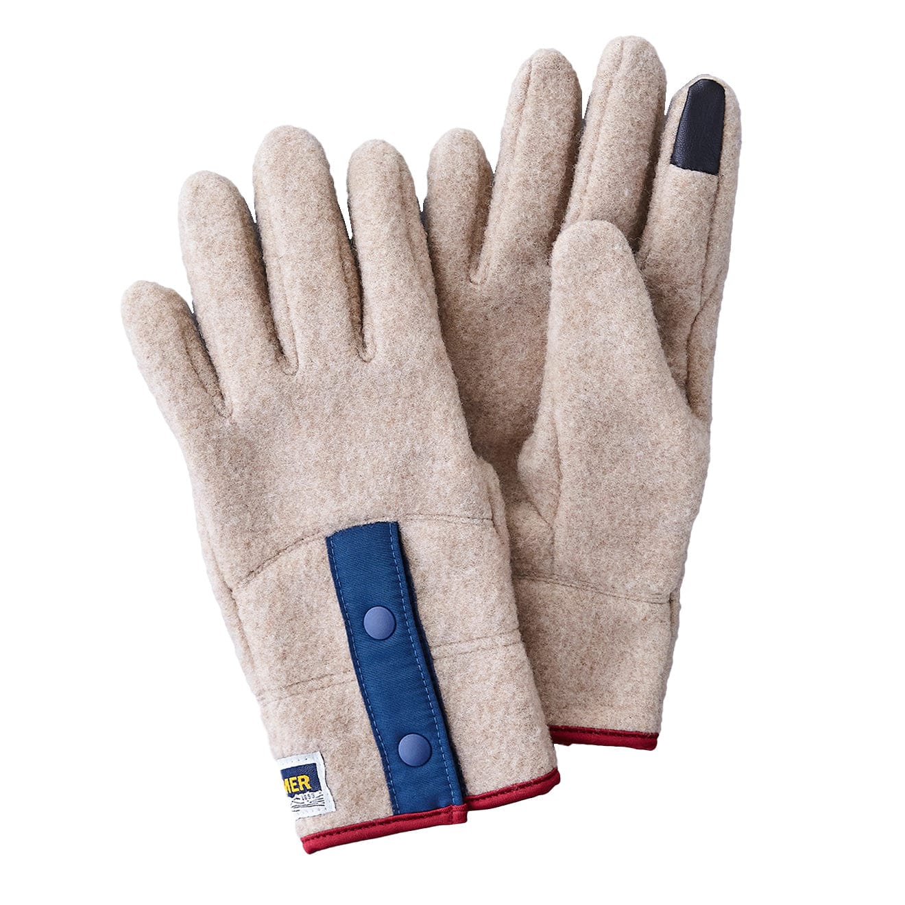 Elmer Gloves Recycled Wool Fleece Glove Camel - The Sporting Lodge