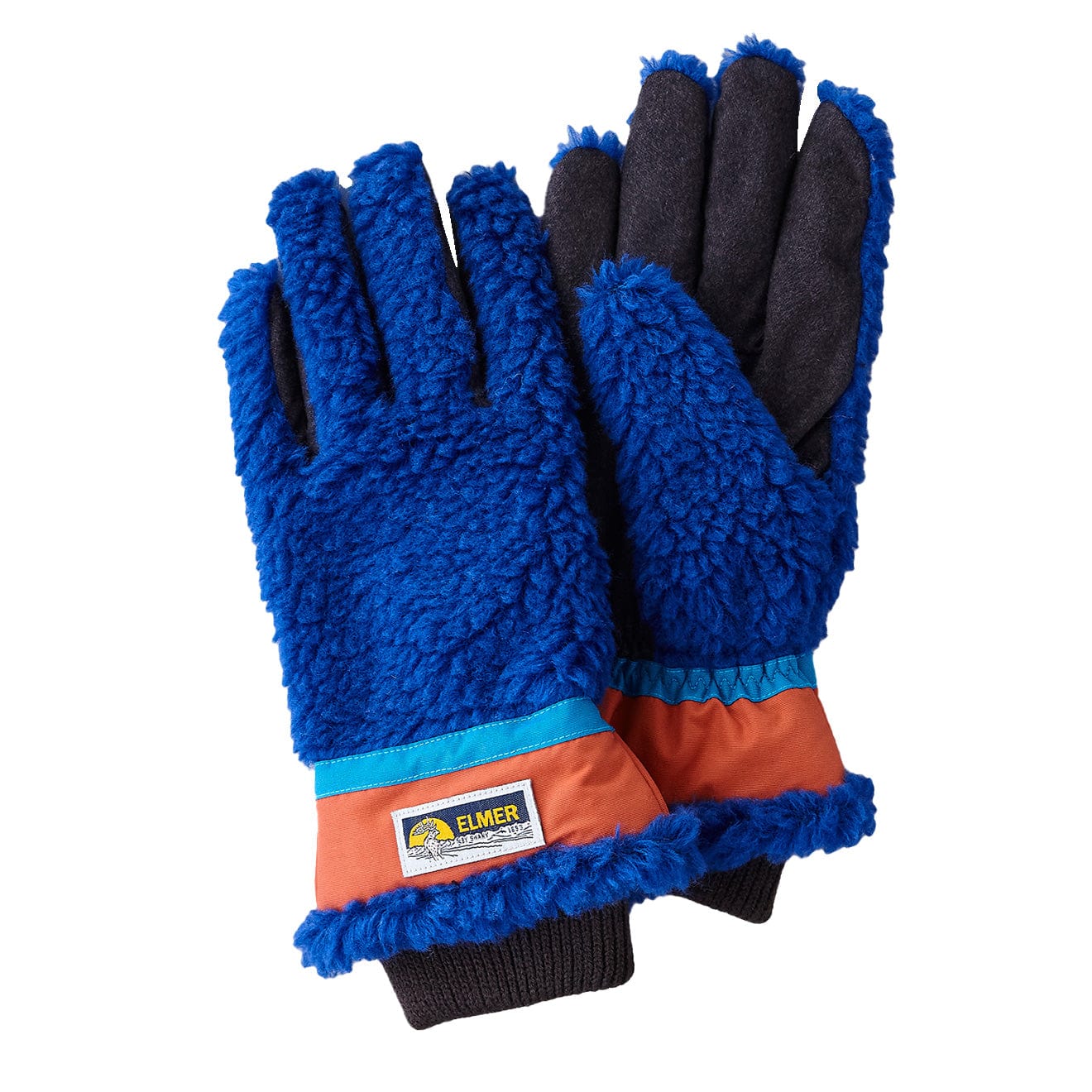 Elmer Gloves Wool Pile 5 Finger Glove Blue - The Sporting Lodge