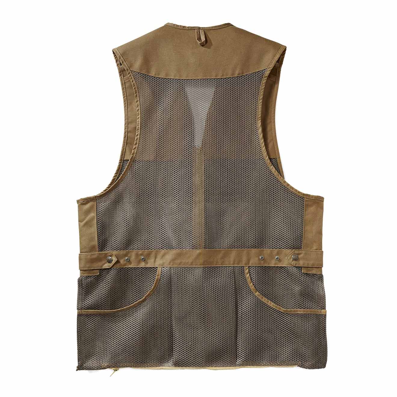 Filson Light Shooting Vest Dark Tan - The Sporting Lodge