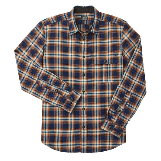 Filson Rustic Oxford Shirt Indigo Rust - The Sporting Lodge