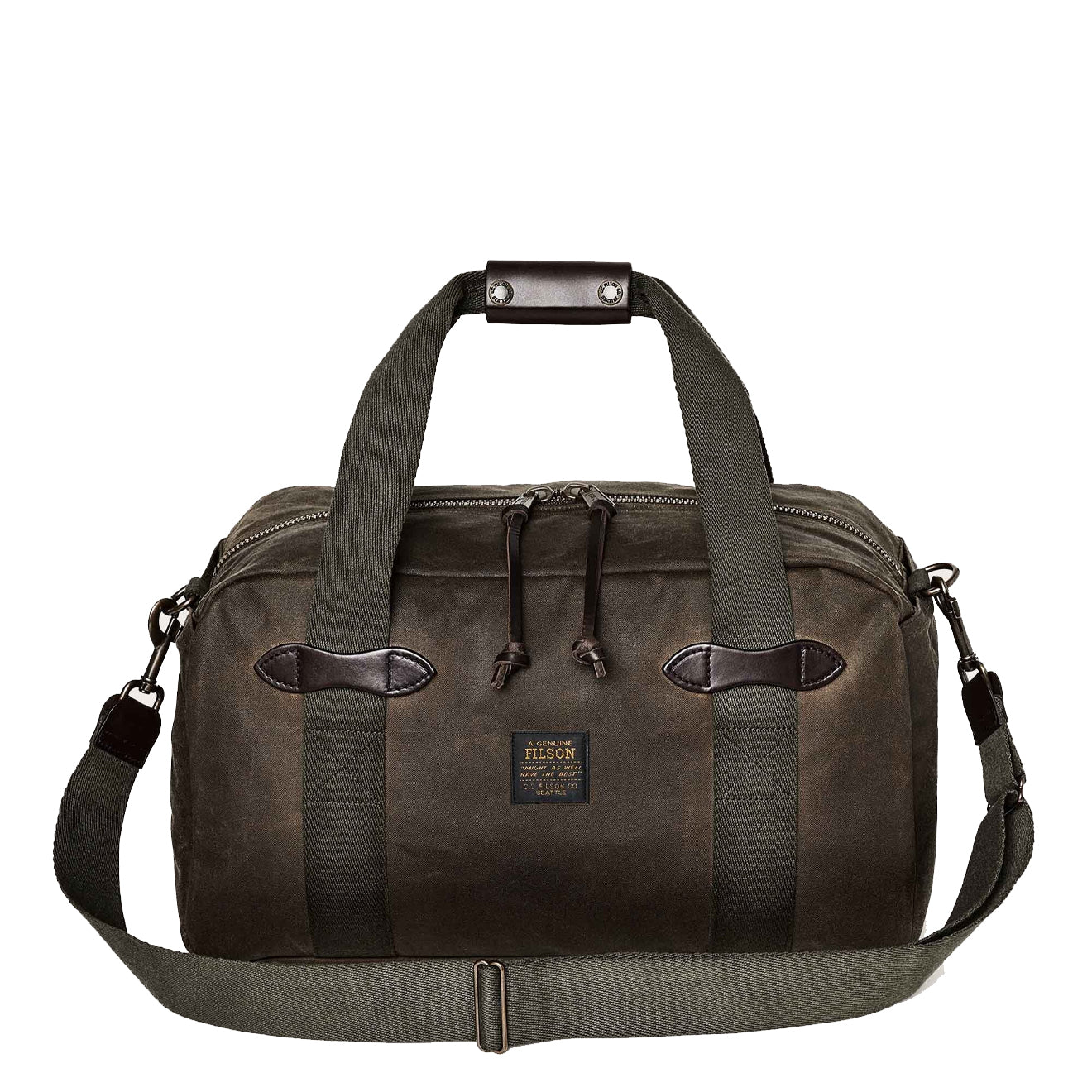 Filson Small Tin Cloth Duffle Bag Otter Green - The Sporting Lodge