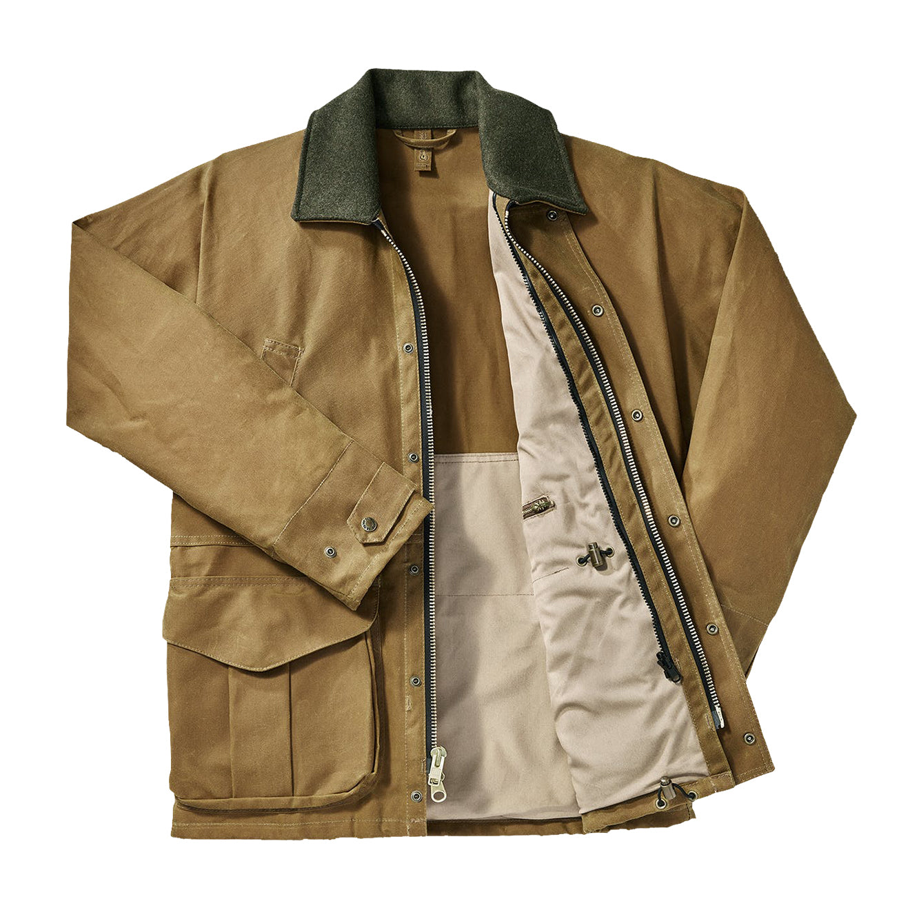 Filson Tin Cloth Field Jacket Dark Tan