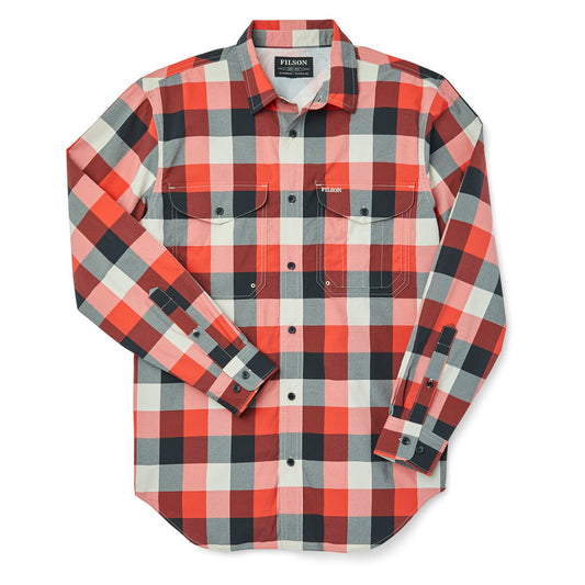 Filson Twin Lakes Sport Shirt Red / Black / Cream - The Sporting Lodge