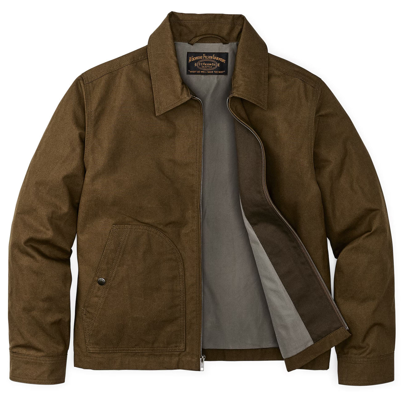 Filson Ranger Crewman Jacket Olive Drab The Sporting Lodge