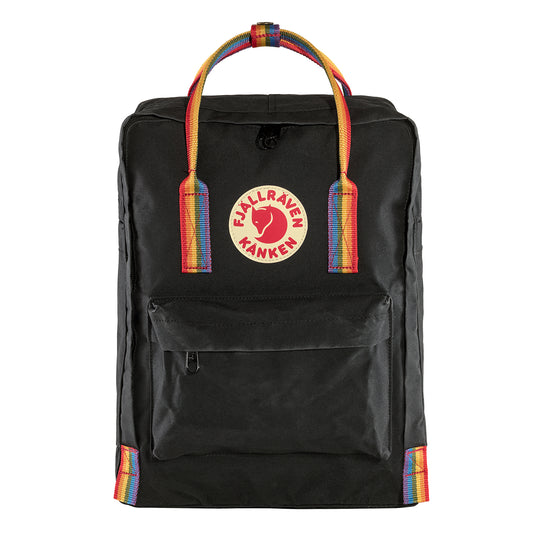 Fjallraven Kanken Classic Backpack Black Rainbow Pattern - The Sporting Lodge