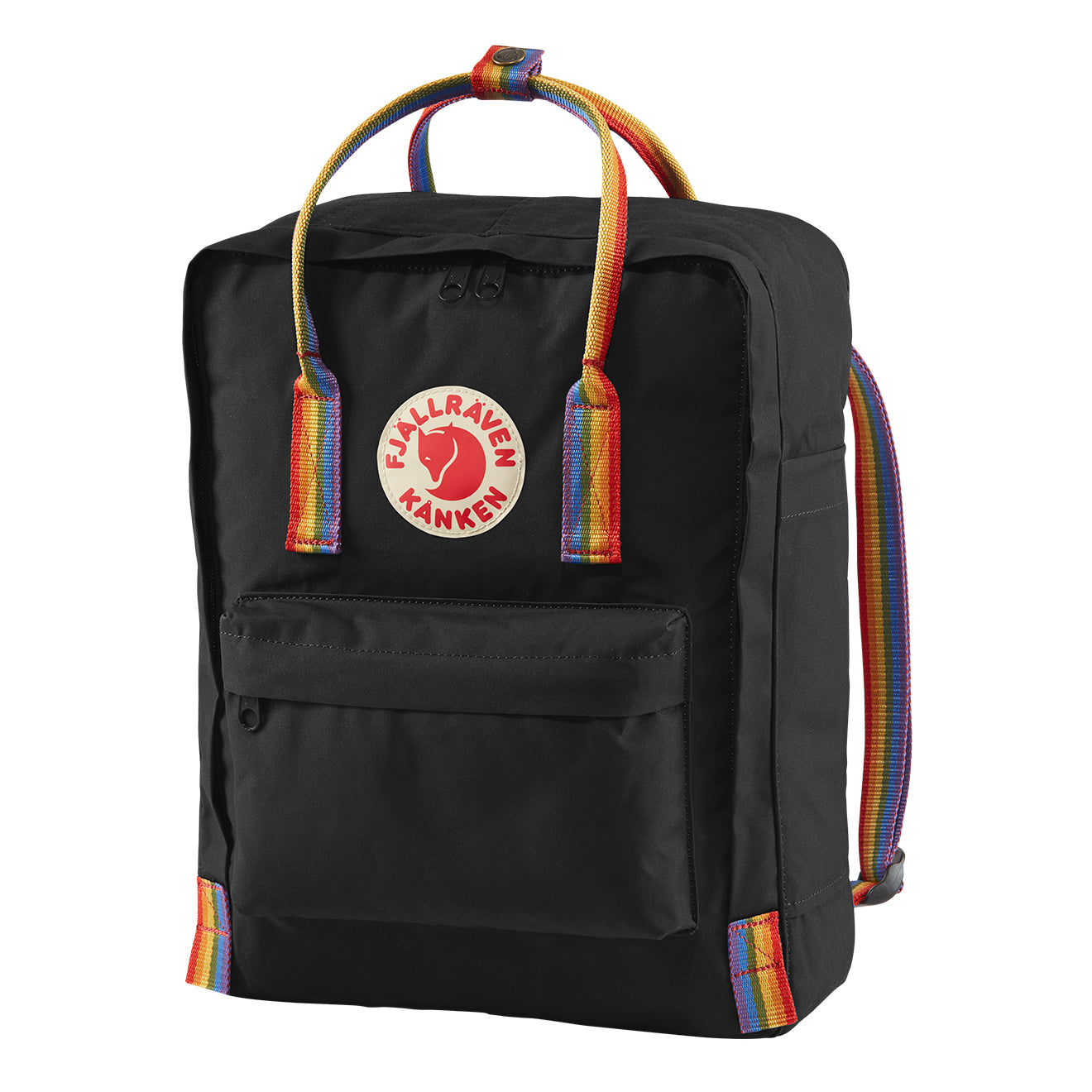 Fjallraven Kanken Classic Backpack Black Rainbow Pattern - The Sporting Lodge