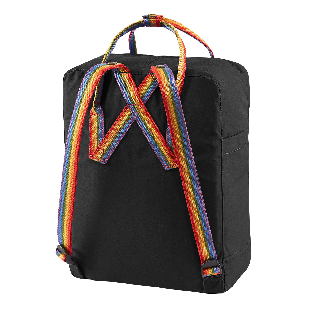 Fjallraven Kanken Classic Backpack Black Rainbow Pattern The Sporting Lodge