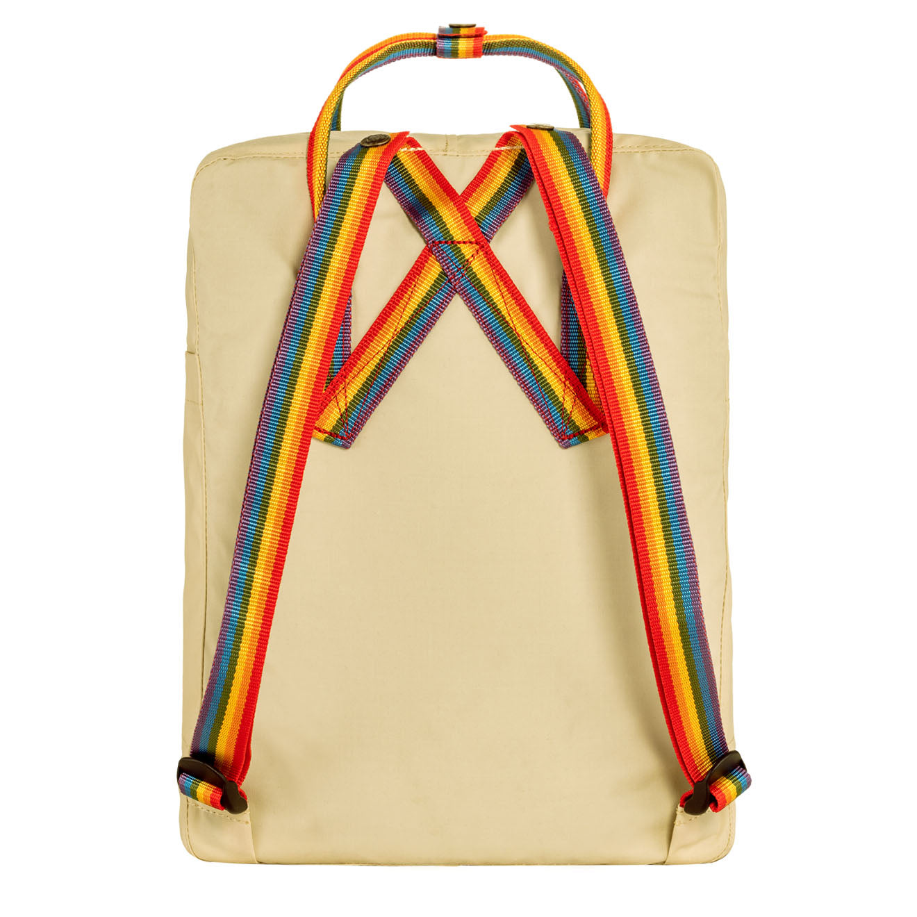 Fjallraven Kanken Rainbow Classic Backpack Light Oak Rainbow Pattern The Sporting Lodge