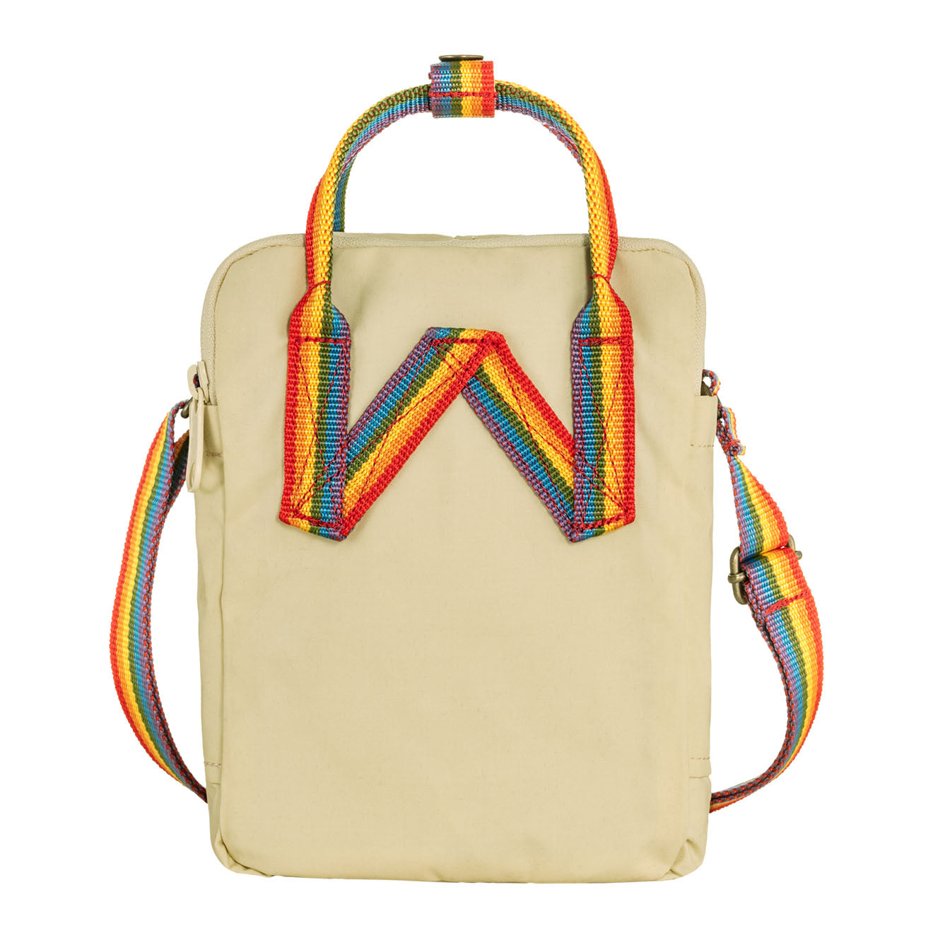 Fjallraven Kanken Rainbow Sling Light Oak-Rainbow Pattern - The Sporting Lodge