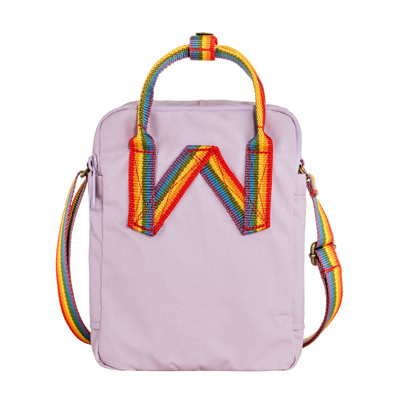 Fjallraven Kanken Rainbow Sling Pastel Lavender-Rainbow - The Sporting Lodge