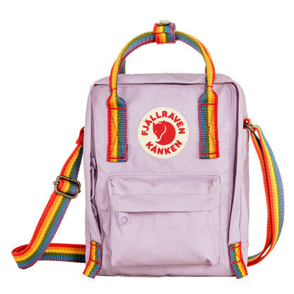 Fjallraven Kanken Rainbow Sling Pastel Lavender-Rainbow - The Sporting Lodge