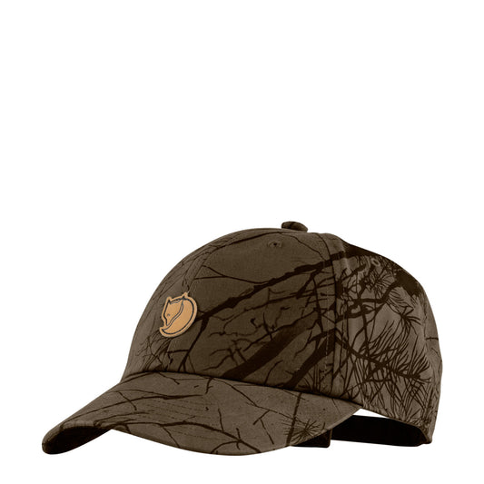 Fjallraven Lappland Camo Cap Dark Olive Camo - The Sporting Lodge