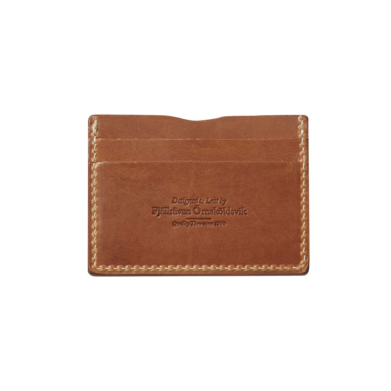 Fjallraven Ovik Card Holder Leather Cognac - The Sporting Lodge