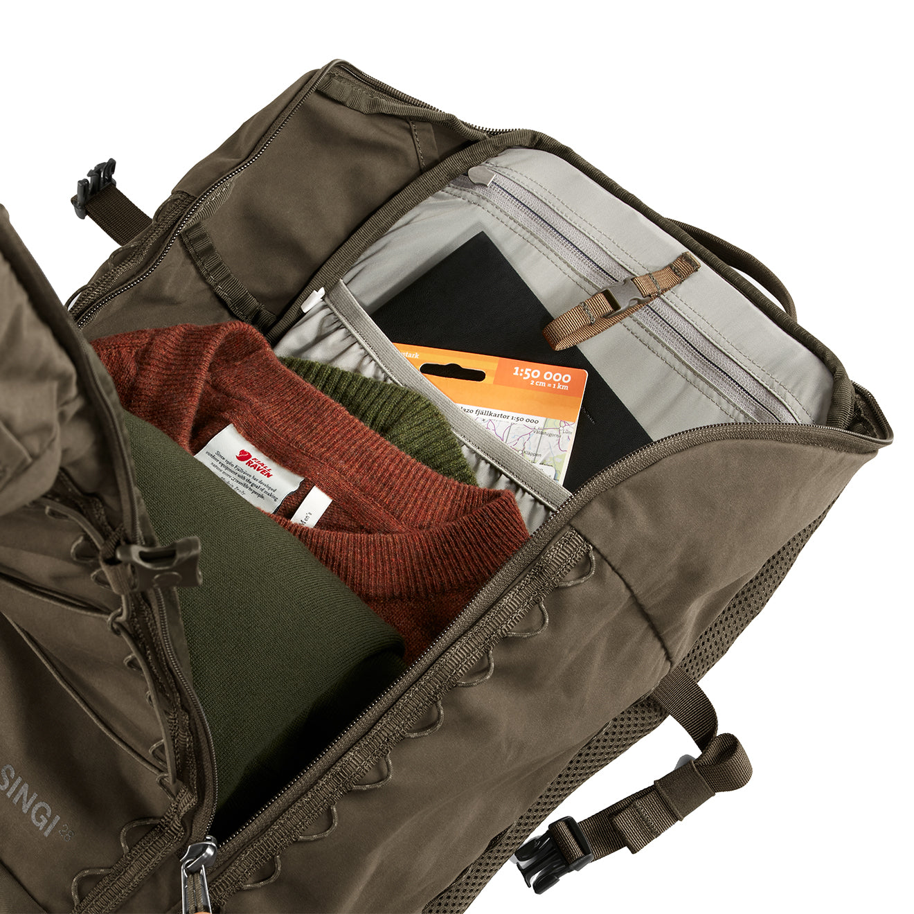 Fjallraven Singi 28 Backpack Dark Olive - The Sporting Lodge