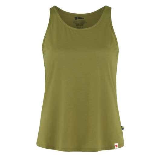 Fjallraven Womens High Coast Lite Tank Top Moss Green - The Sporting Lodge