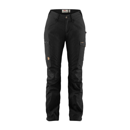 Fjallraven Womens Kaipak Curved Trousers Black - The Sporting Lodge