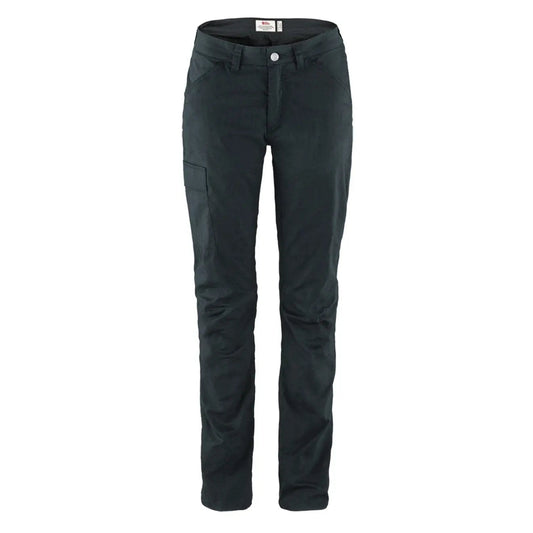 Fjallraven Womens Vardag Lite Trousers Dark Navy - The Sporting Lodge