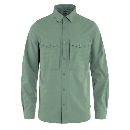 Fjallraven Abisko Trekking Shirt Patina Green - The Sporting Lodge