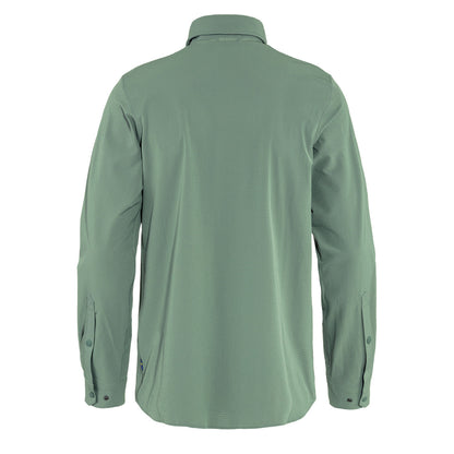 Fjallraven Abisko Trekking Shirt Patina Green - The Sporting Lodge