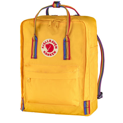 Fjallraven Kanken Classic Backpack Warm Yellow Rainbow Pattern - The Sporting Lodge