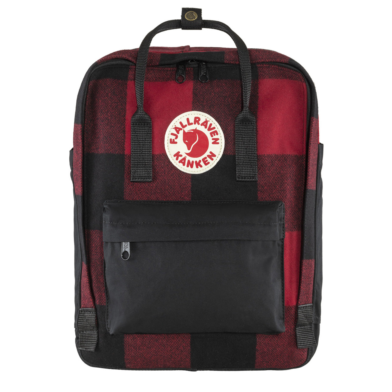 Fjallraven Kanken Re-Wool Red / Black - The Sporting Lodge