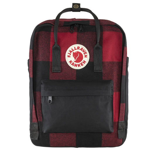 Fjallraven Kanken Re-Wool Red / Black - The Sporting Lodge