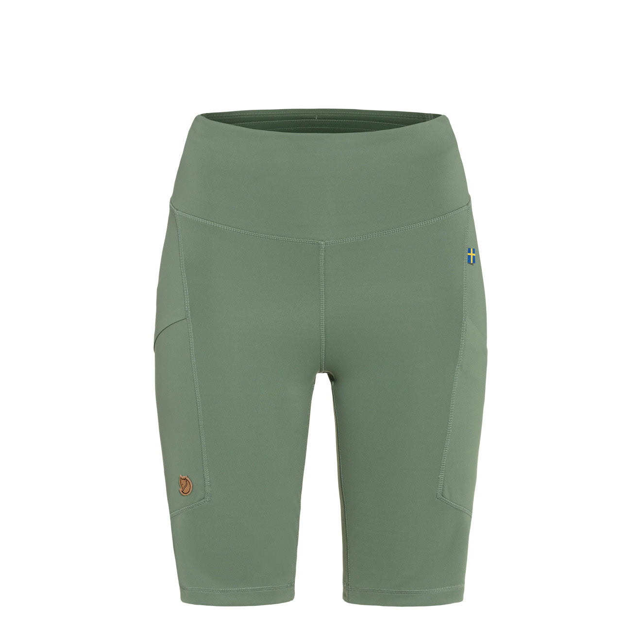 Fjallraven Womens Abisko Short Tights Patina Green - The Sporting Lodge