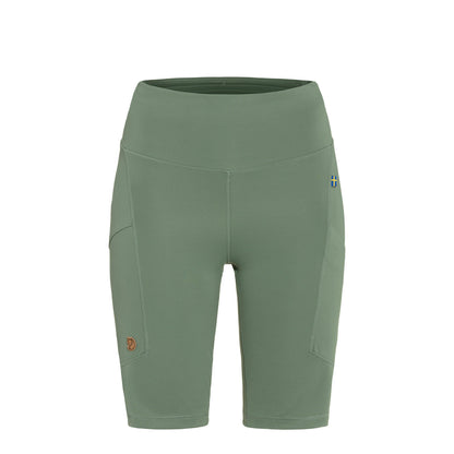 Fjallraven Womens Abisko Short Tights Patina Green - The Sporting Lodge