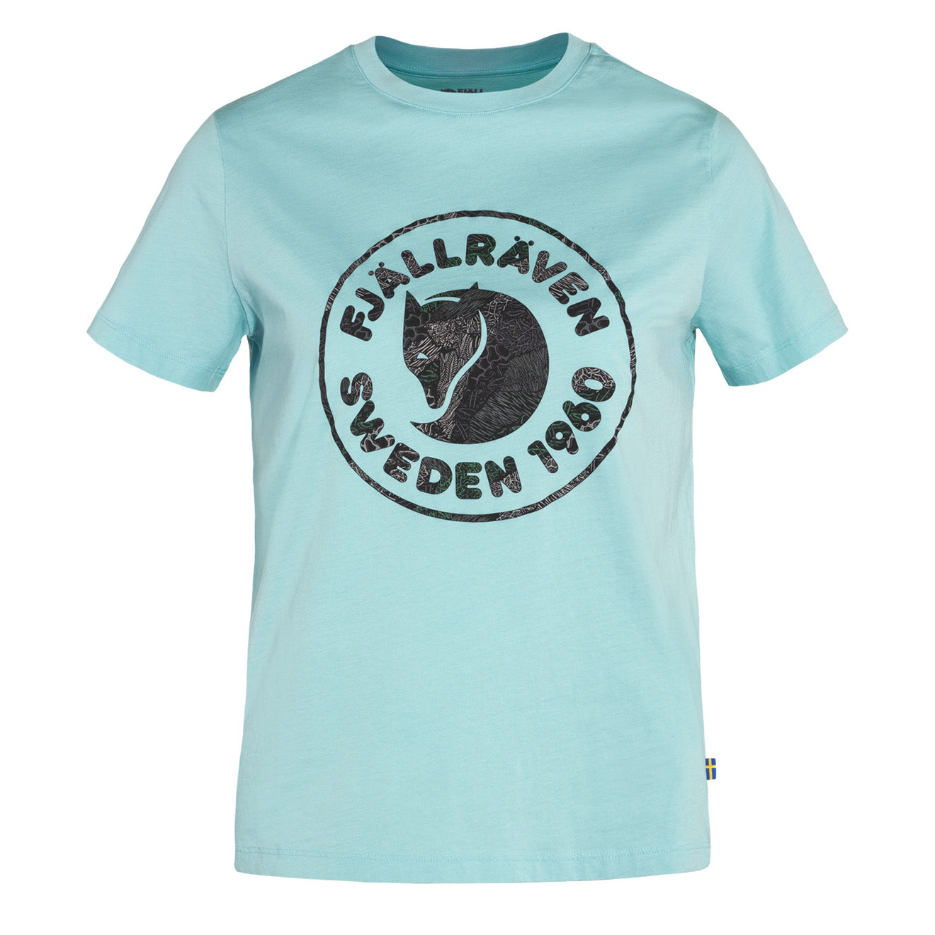 Fjallraven Womens Kanken Art T-Shirt Sky Blue - The Sporting Lodge