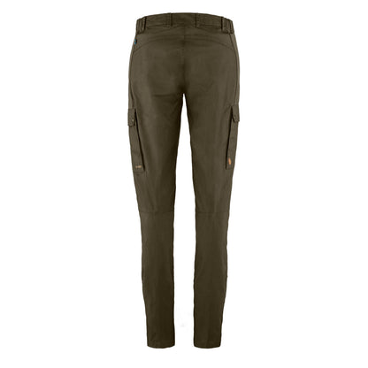 Fjallraven Womens Stina Trousers Dark Olive - The Sporting Lodge