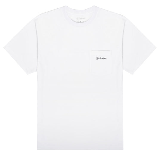 Goldwin Pocket T-Shirt White - The Sporting Lodge