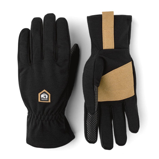 Hestra Merino Windwool Liner Glove Black - The Sporting Lodge