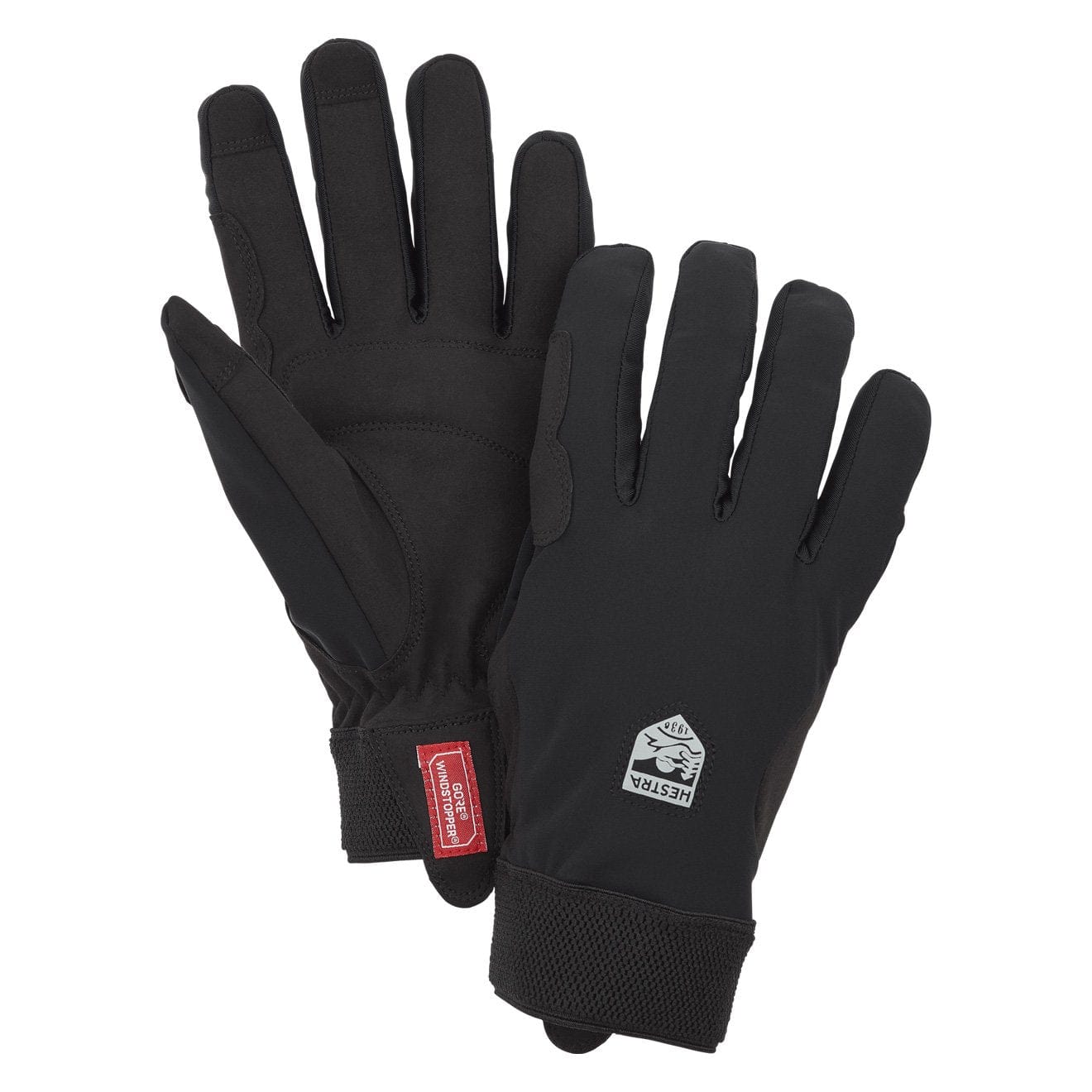 Hestra Windstopper Tracker Gloves Black - The Sporting Lodge