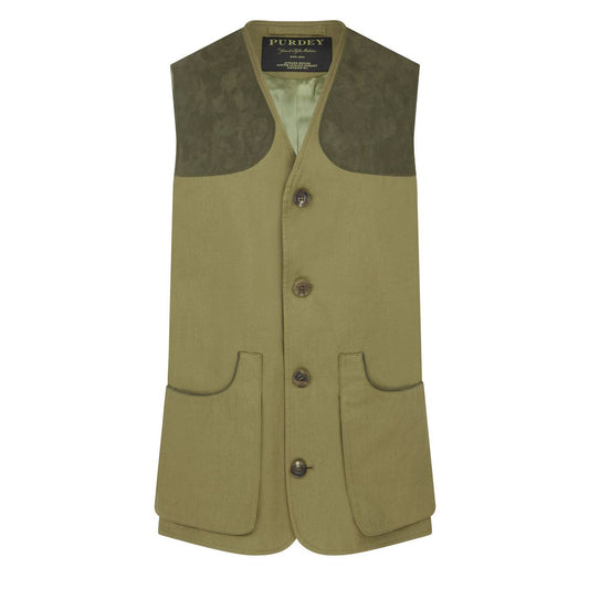 James Purdey Lightweight Shooting Vest Green - The Sporting Lodge