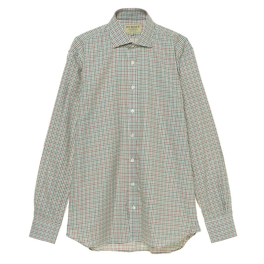 James Purdey McKenzie Check Shirt Sage Green - The Sporting Lodge