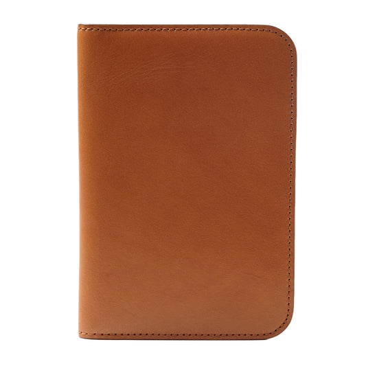 James Purdey Vegetable Tanned Leather Passport Cover London Tan - The Sporting Lodge