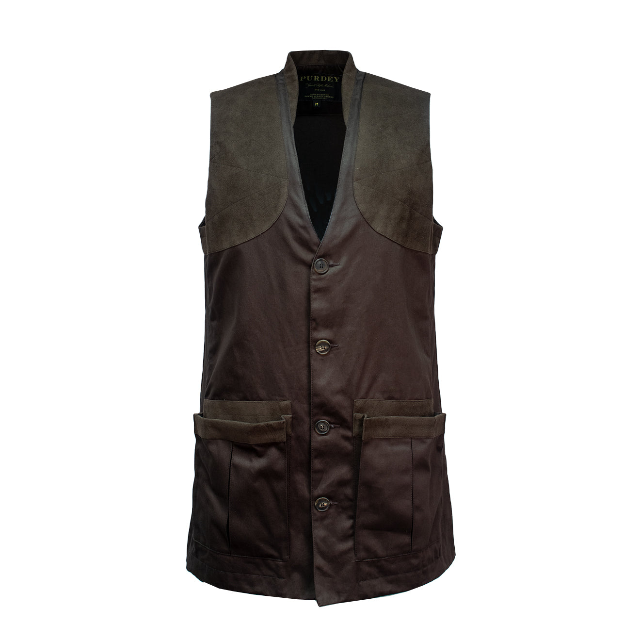 James Purdey Winter Sporting Vest Dark Green - The Sporting Lodge